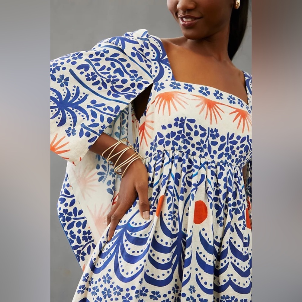FARM Rio | Afternoon Breeze Midi Dress Size Large GREAT CONDITION!!